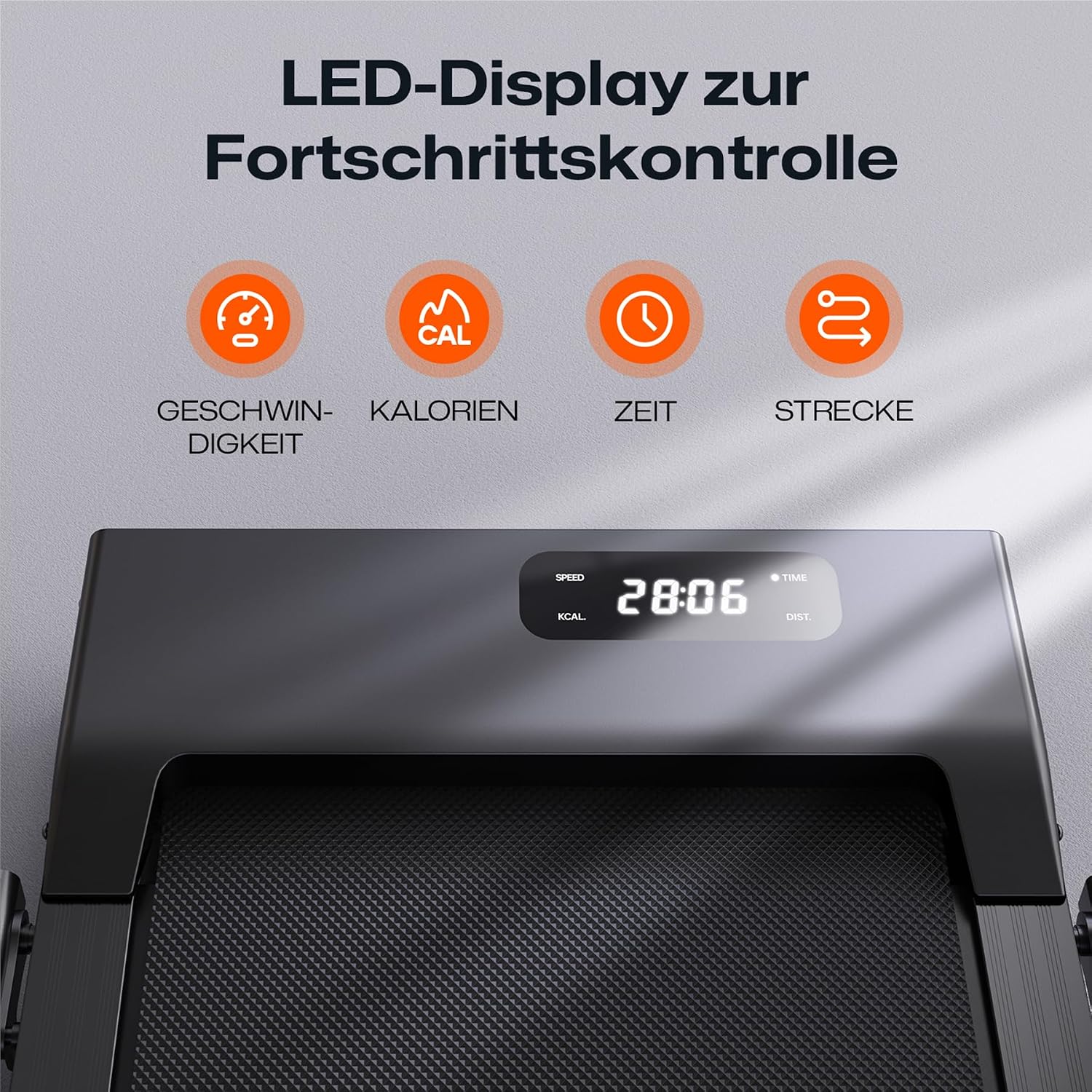 UREVO Walking Pad mit 9% Steigung, leises Laufband Schreibtisch mit Sechs-Punkt-Stoßdämpfung, 2,5 Pferdestärken Laufband für Zuhause/Büro, Fernbedienung, Keine Montage Erforderlich – Bild 9