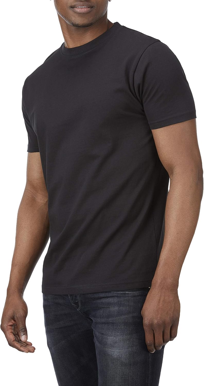Charles Wilson 5er Packung Einfarbige T-Shirts mit Rundhalsausschnitt – Bild 2