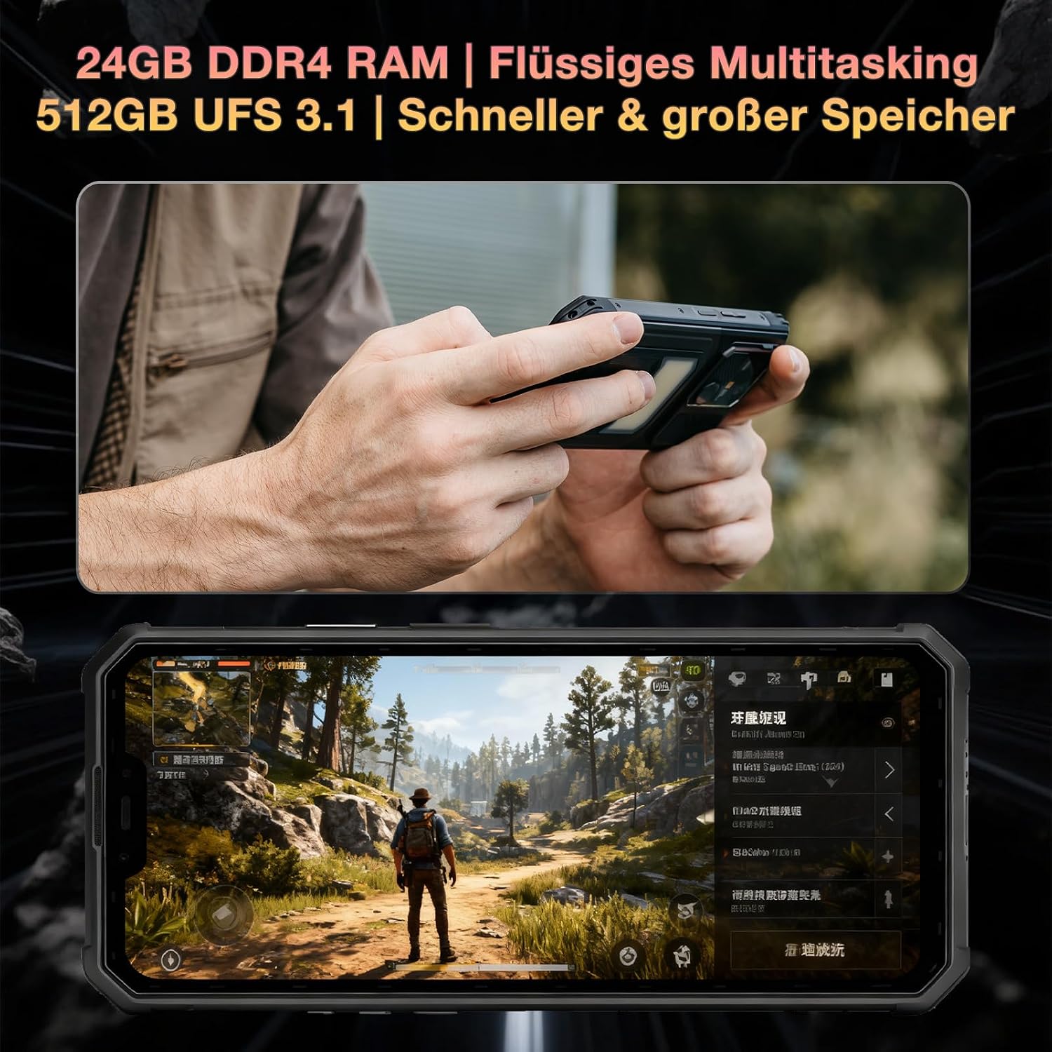 AGM G3 Pro Outdoor Handy mit Wärmebildkamera 5G,Smartphone Ohne Vertrag 5G – Bild 6