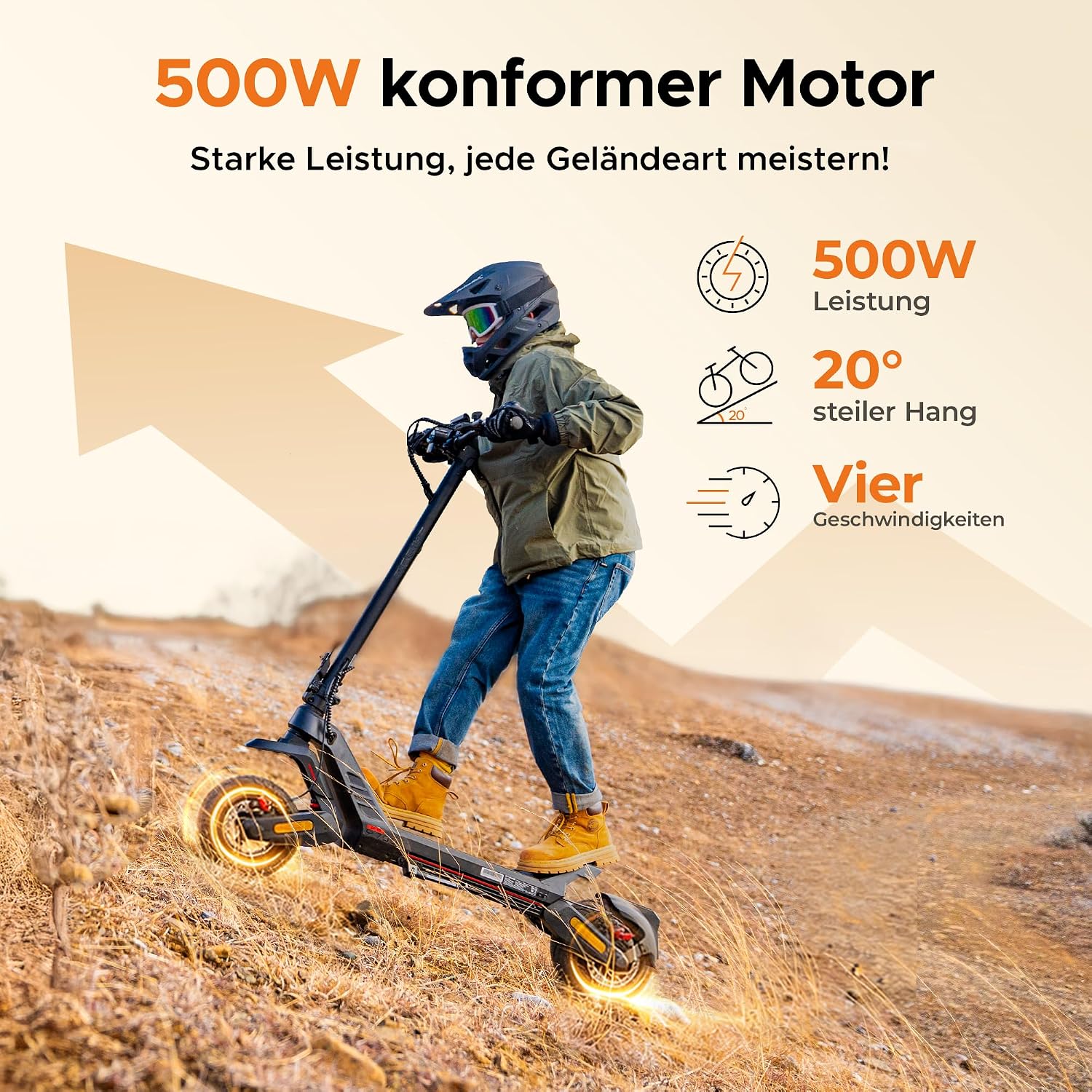 ENGWE E Scooter mit Straßenzulassung, 48V 18.2Ah Akku – Bild 2