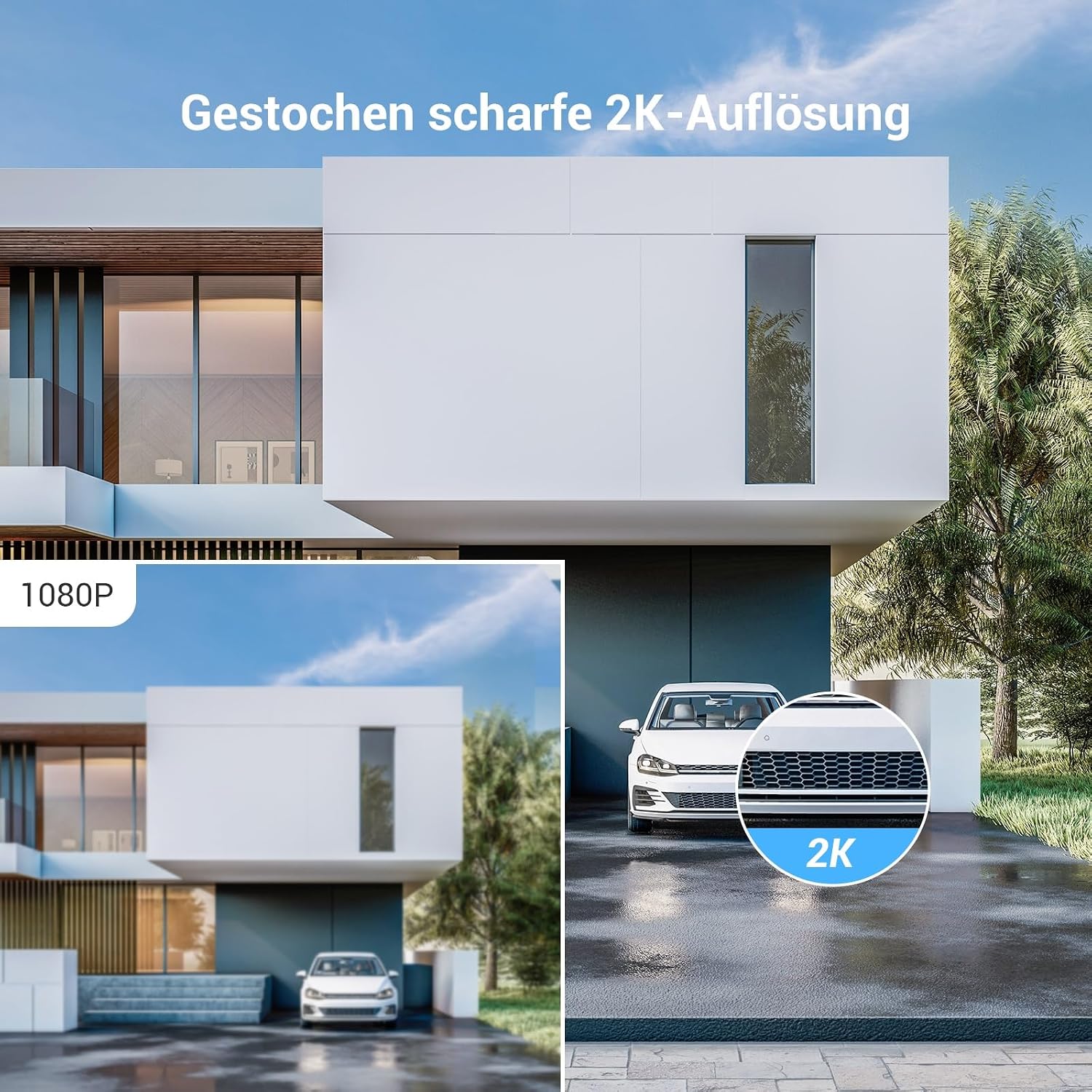 EZVIZ CP7 2K Video Türsprechanlage mit 7" Touchscreen Türklingel mit Kamera – Bild 4