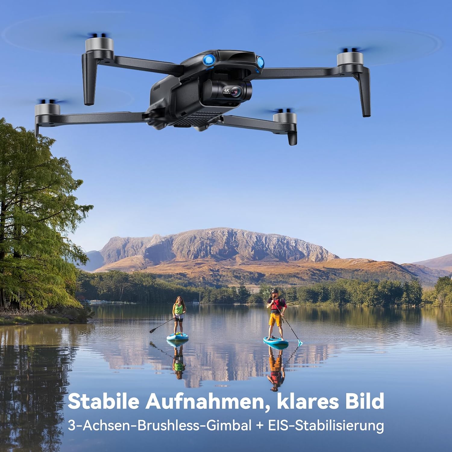 Ruko U11MINI 4K Drohne mit Kamera Professionelle, leicht, 8K-Fotos, Schwarz – Bild 5