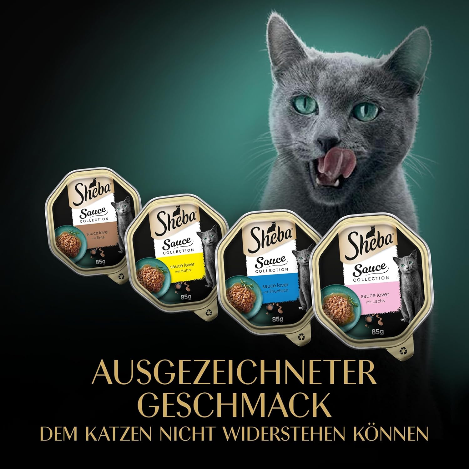SHEBA Adult Sauce Collection Mix Katzennassfutter in Sauce Schale 32 x 85g – Bild 6