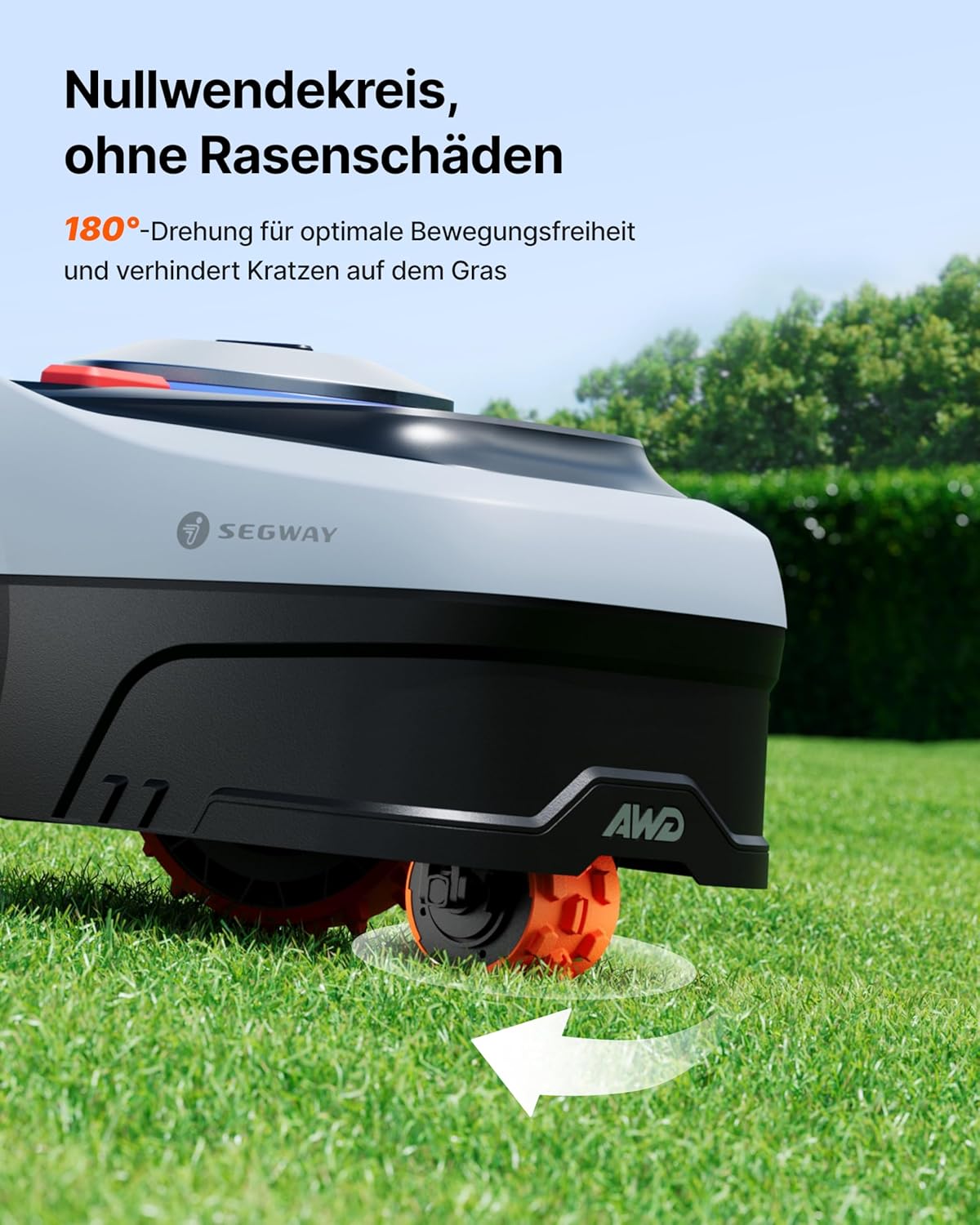 Segway Navimow i205 AWD Mähroboter mit Garage S, für 500 m², NRTK+Vision – Bild 3