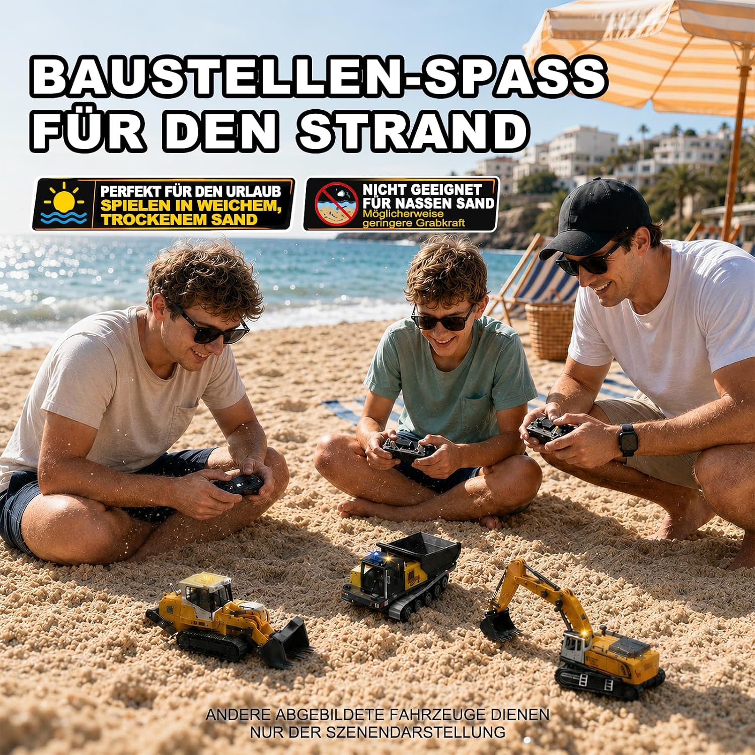 RC Bagger Ferngesteuerter Bagger 1:50 aus Metall,mit Spindelantrieb – Bild 3