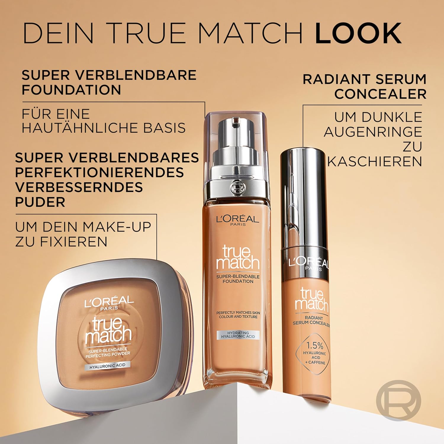 L'Oréal Paris Flüssige Foundation, 2.N Neutral Light, 30 ml – Bild 8