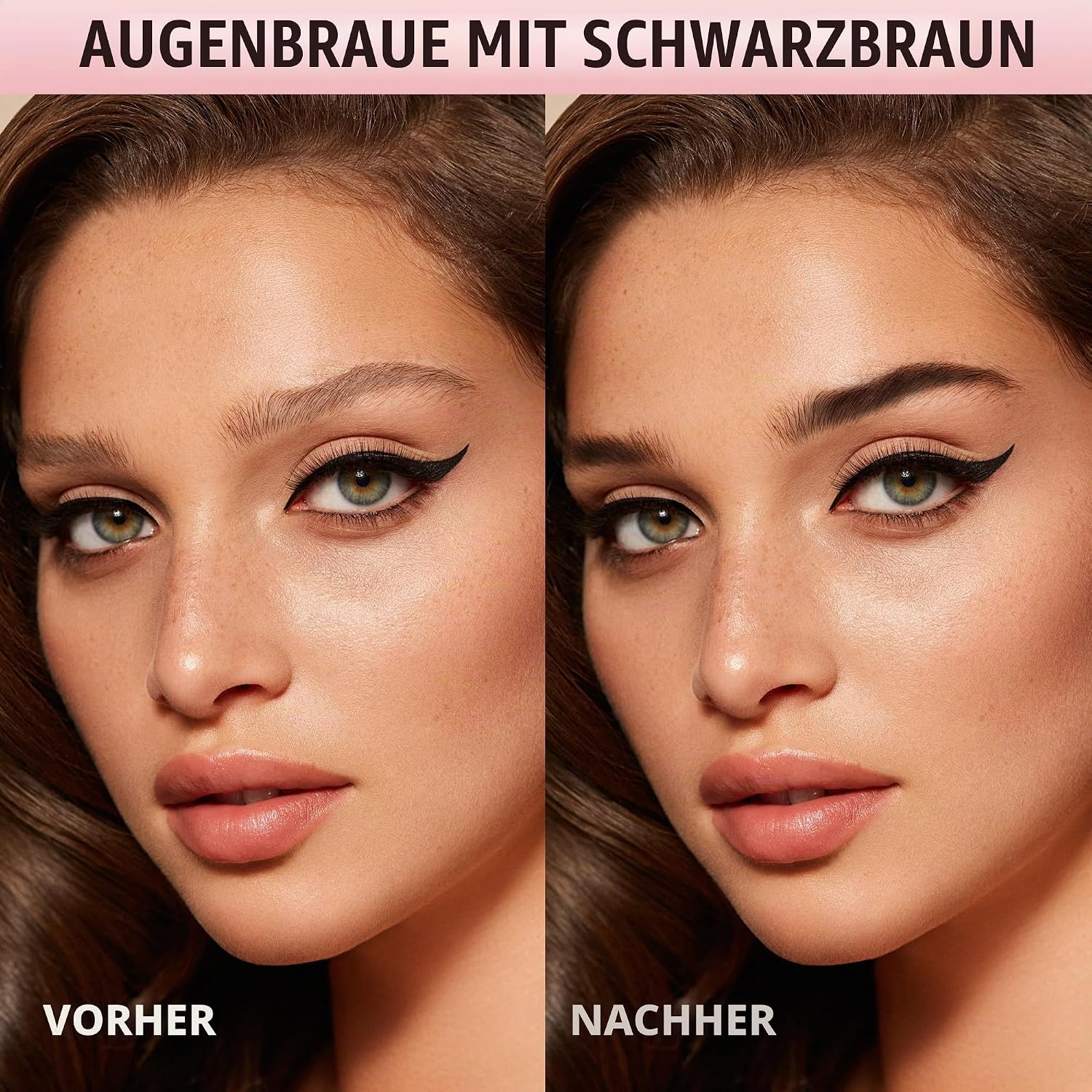 QIC Augenbrauenstift, Microblading Eyebrow Pencil, Wasserfest & Langanhaltend, Präzises Nachzeichnen für Natürliche & Volle Augenbrauen, Cruelty-Free (06 Black Brown) – Bild 6