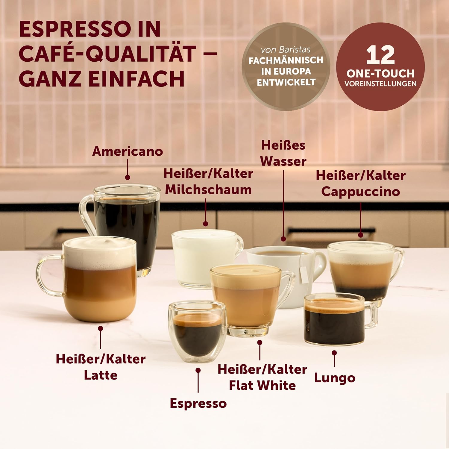 Breville Prima Latte AutoLuxe Espressomaschine, Weiß – Bild 2