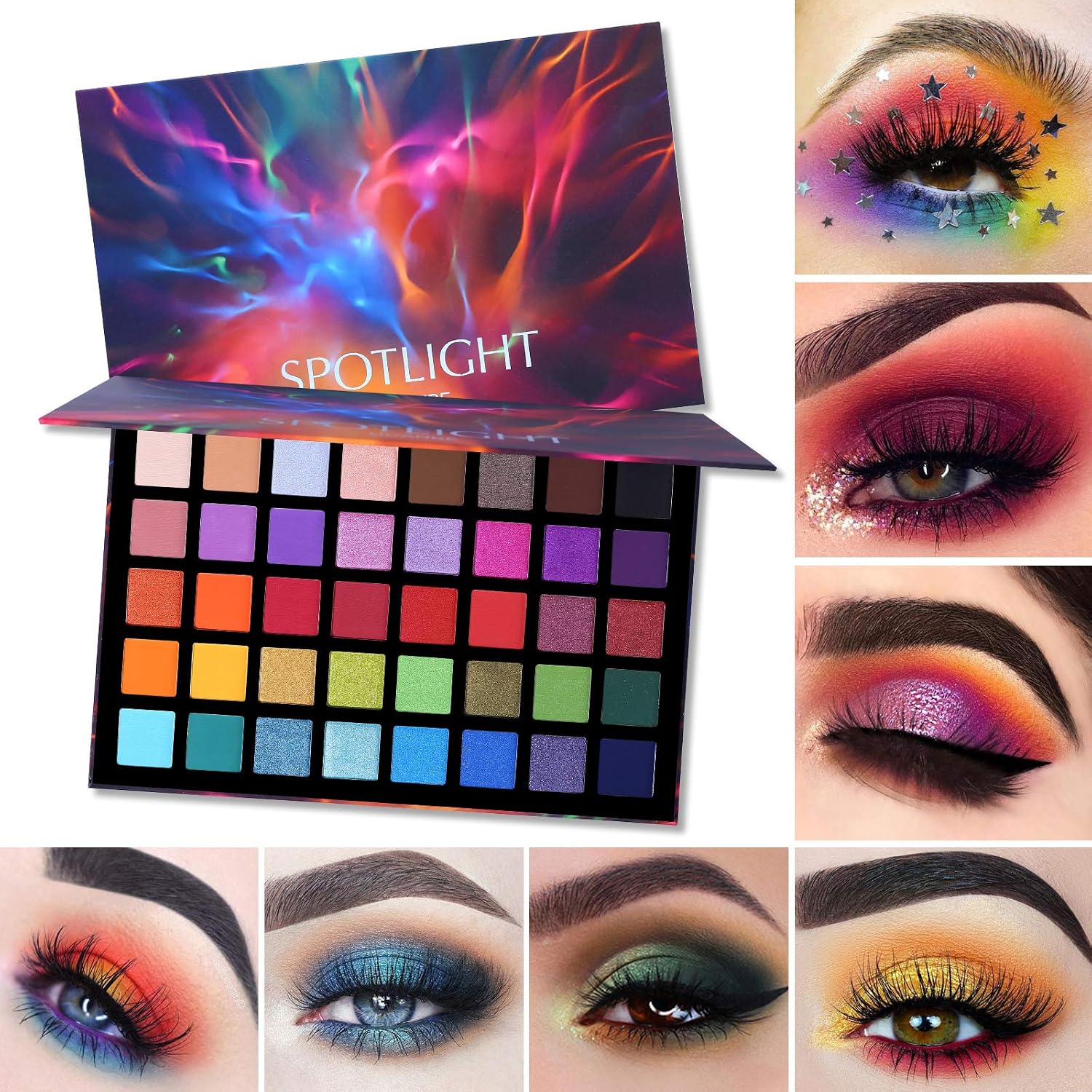 UCANBE Spotlight Lidschatten Palette Bunt 40 Farben – Bild 6