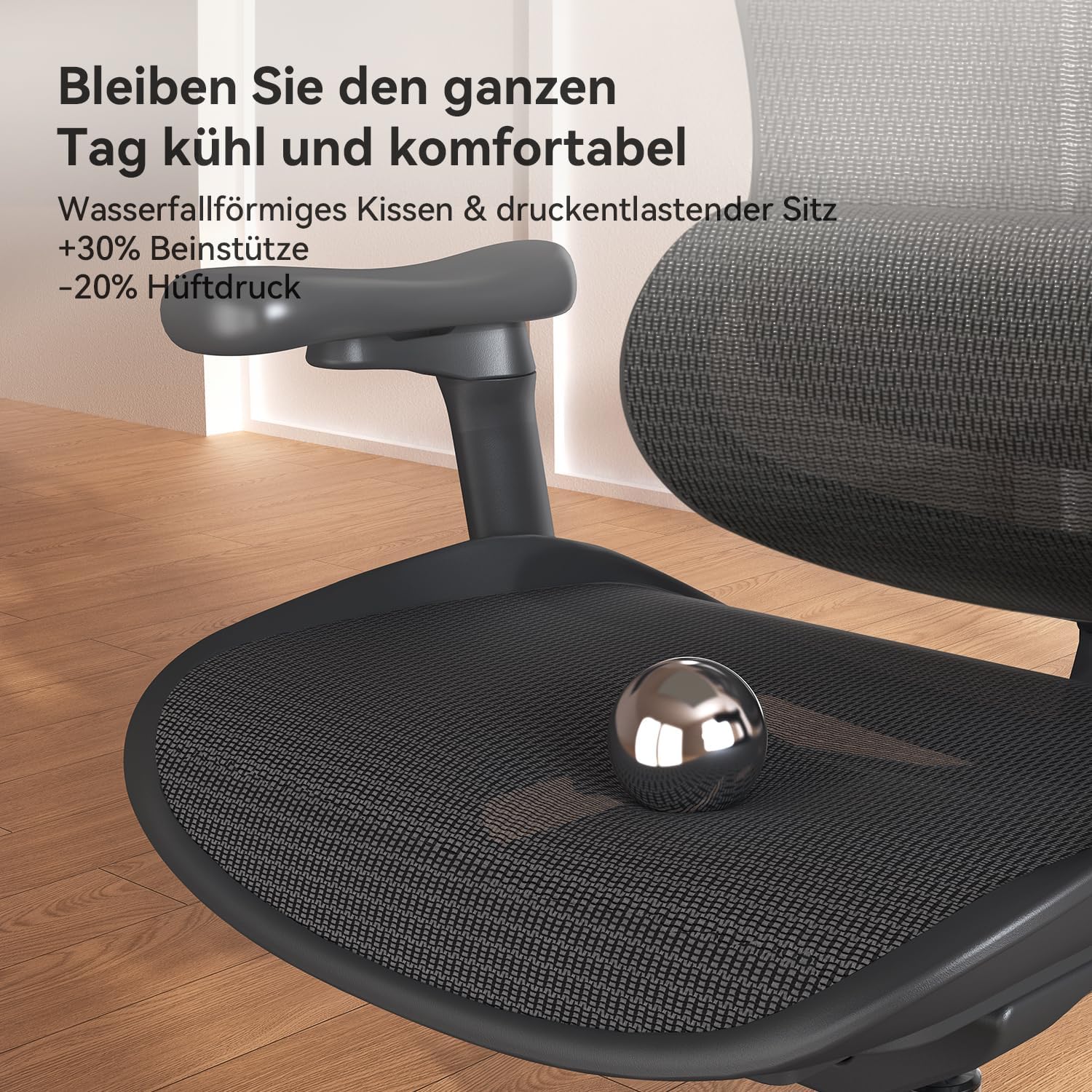 SIHOO Doro C300 Bürostuhl Ergonomisch mit Dynamischer Lendenwirbelstütze – Bild 9