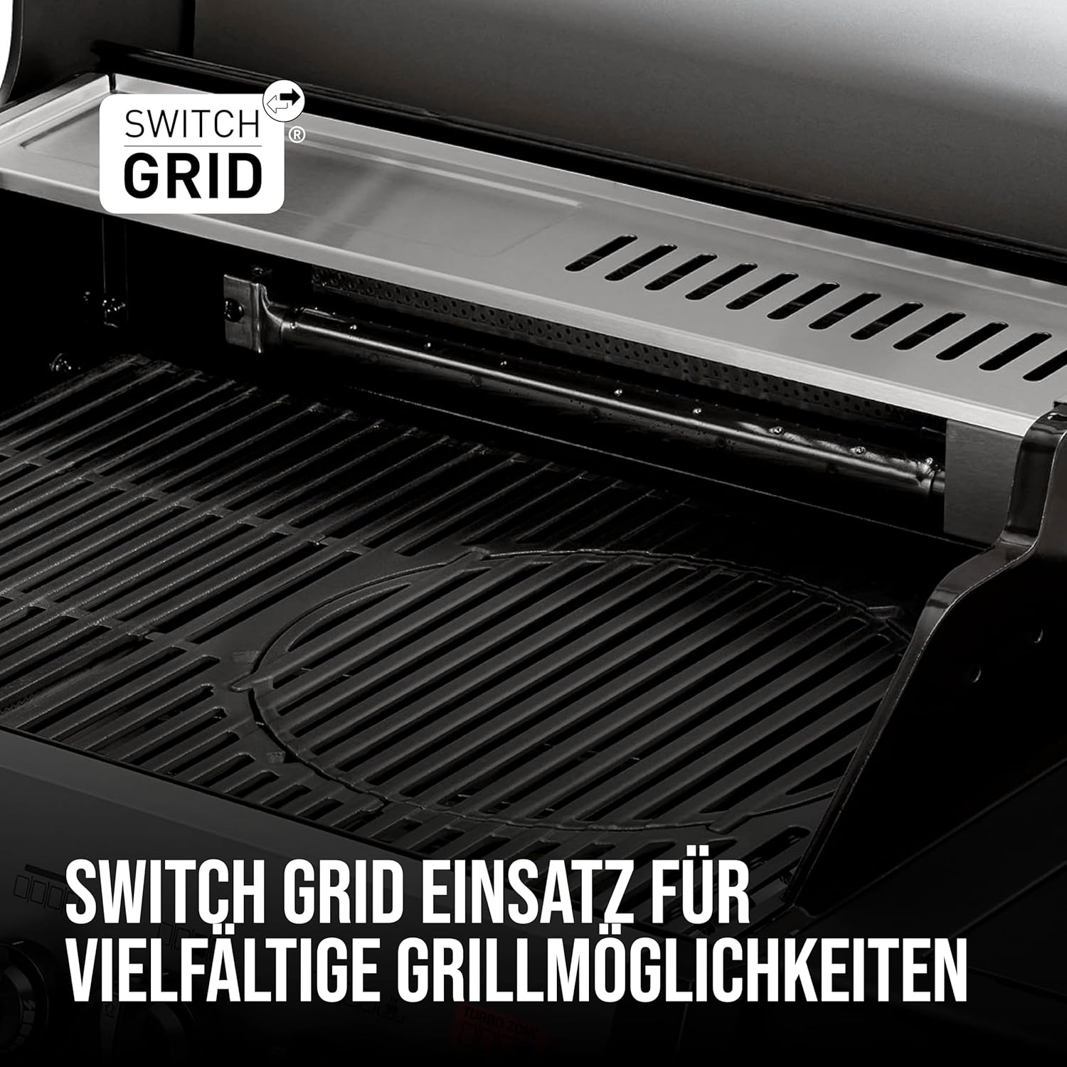 Enders® Gasgrill HYDE 4 SIKR Turbo, 4 Brenner aus Edelstahl für kraftvolles direktes und indirektes Grillen, 800 °C TURBO ZONE™, SWITCH GRID™, Infarot-Backburner und Seitenkocher, #8041 – Bild 3