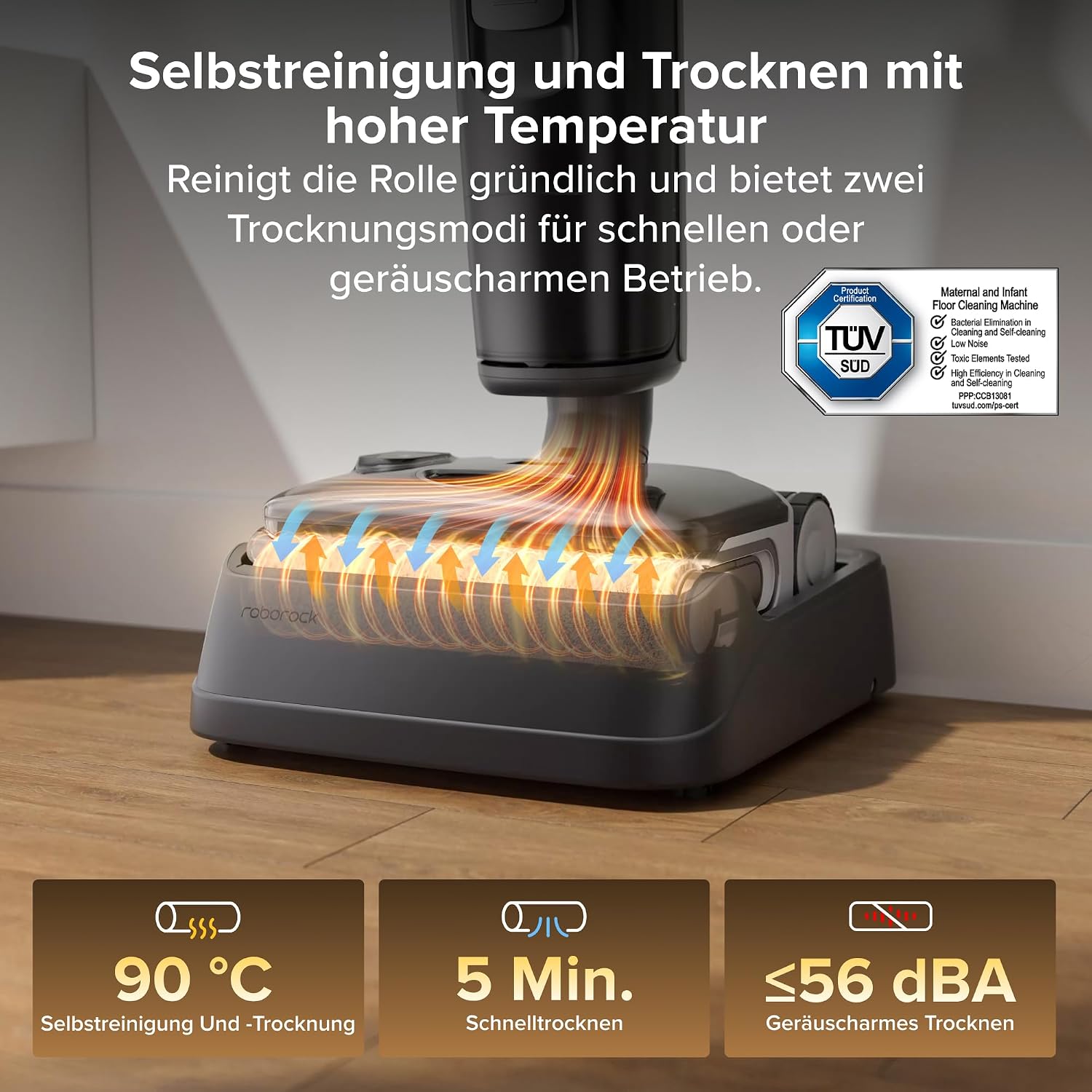 roborock F25 LT Gen 2 Nass Trockensauger, 20.000 Pa, 60 Min Laufzeit – Bild 8
