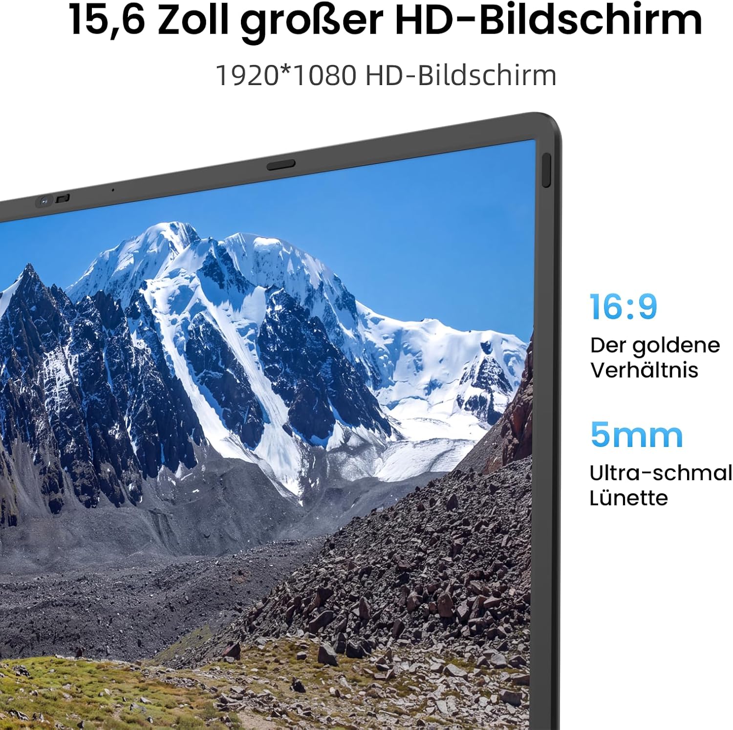 jumper 15,6 Zoll Laptop 12GB RAM 256GB SSD für Unternehmen und Studenten – Bild 4