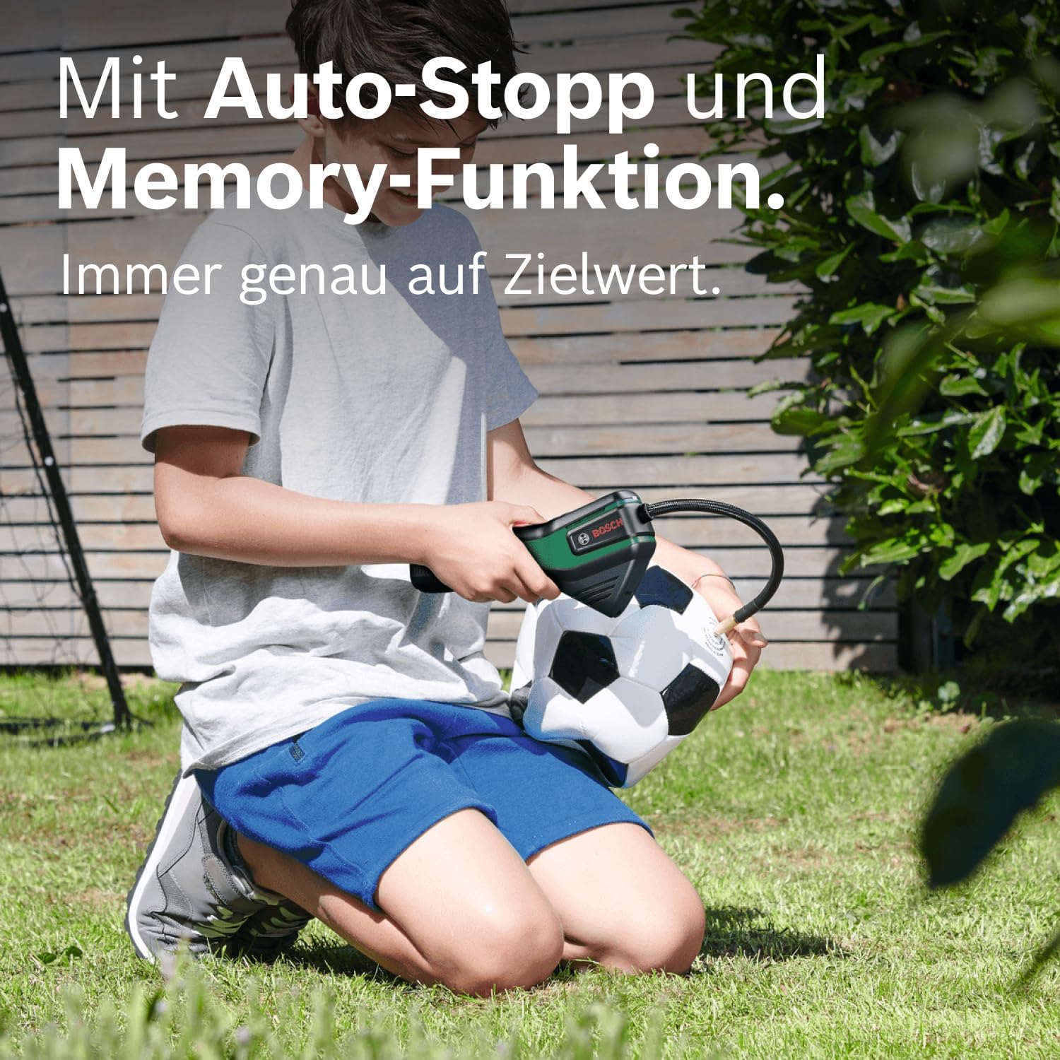 Bosch PNEO elektrische Fahrradpumpe mit 3 Ah Akku, 10,3 bar, 150 PSI – Bild 6