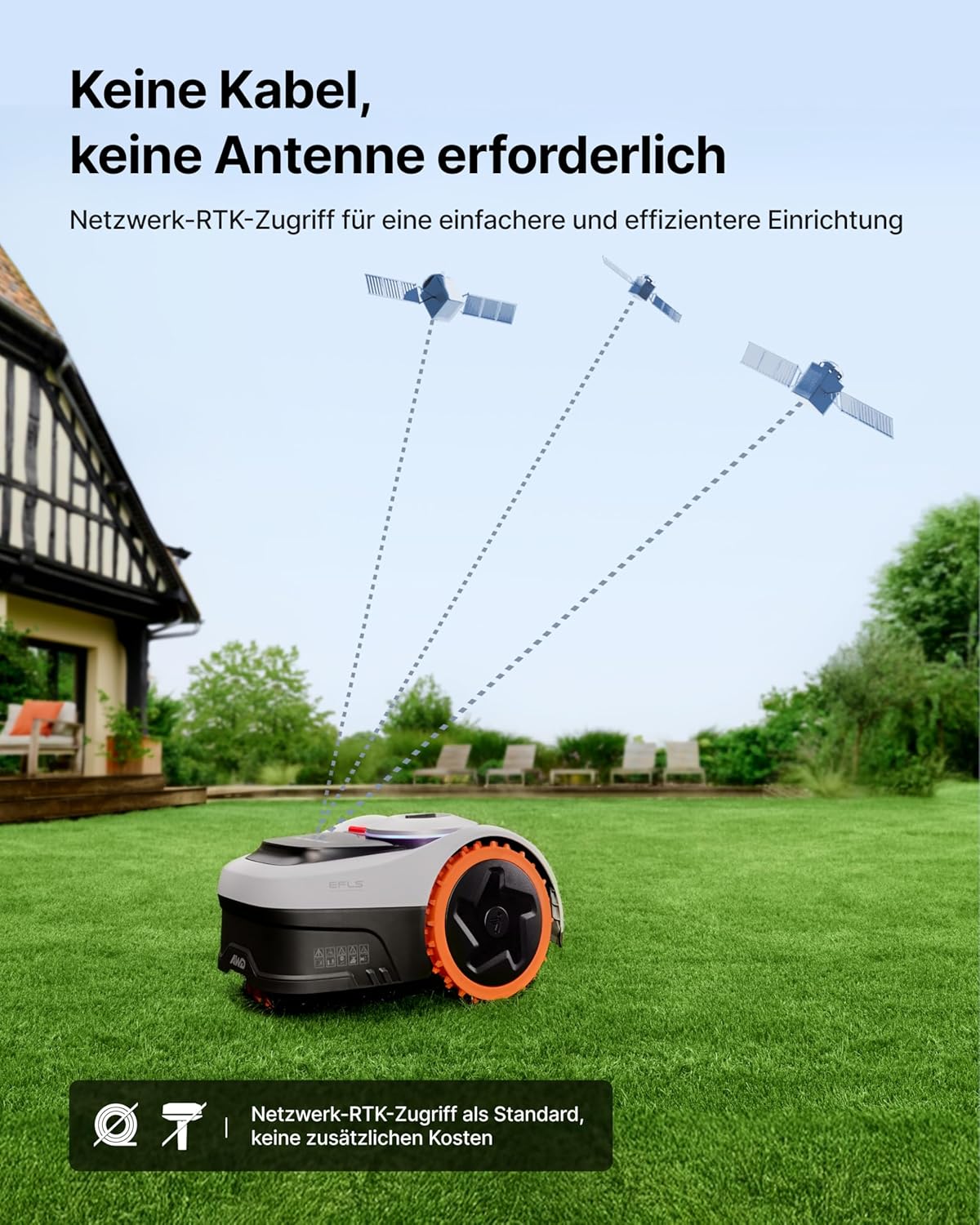 Segway Navimow i205 AWD Mähroboter mit Garage S, für 500 m², NRTK+Vision – Bild 4