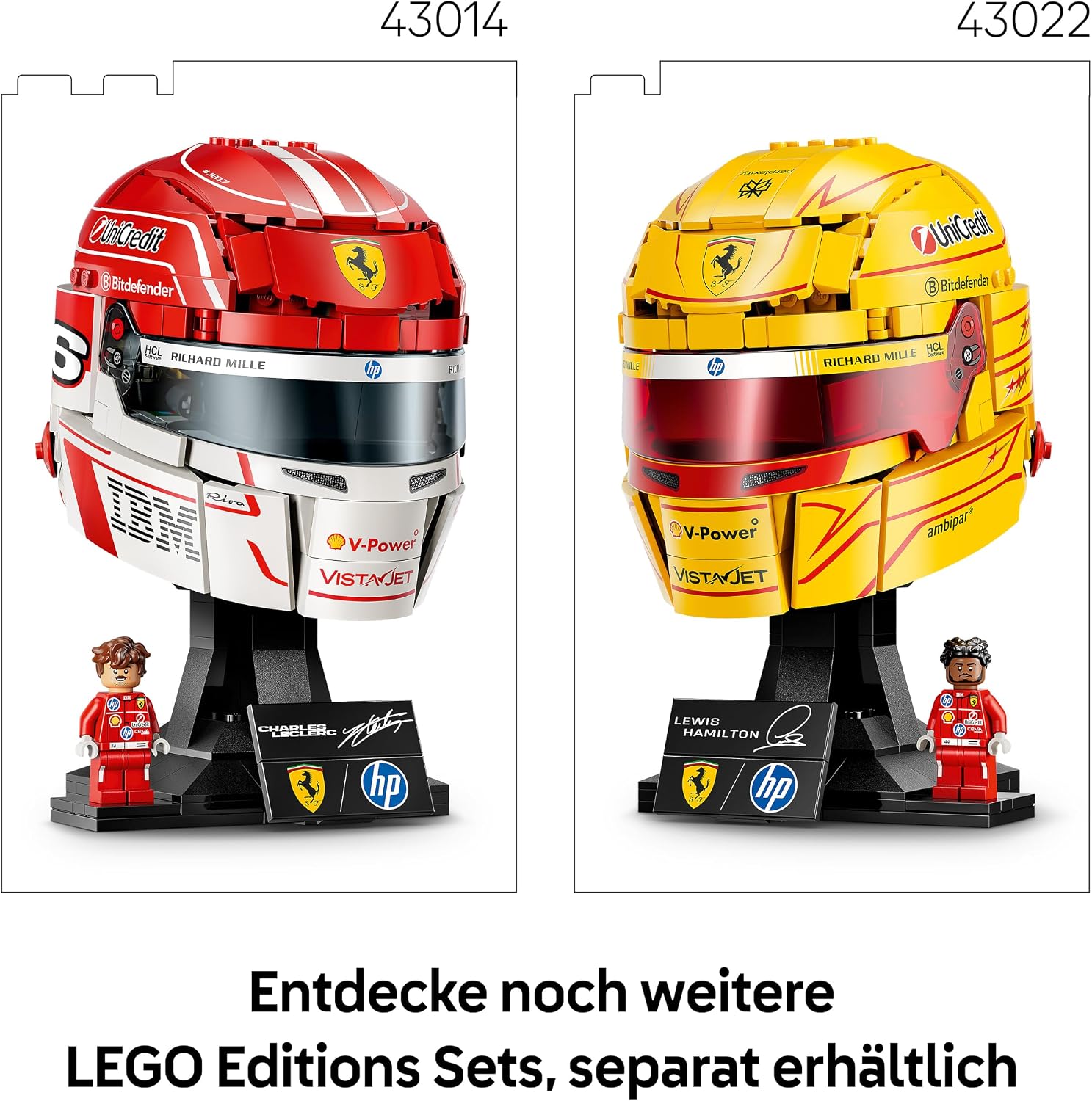 LEGO Editions Scuderia Ferrari HP Charles Leclerc Helm 43014 – Bild 7