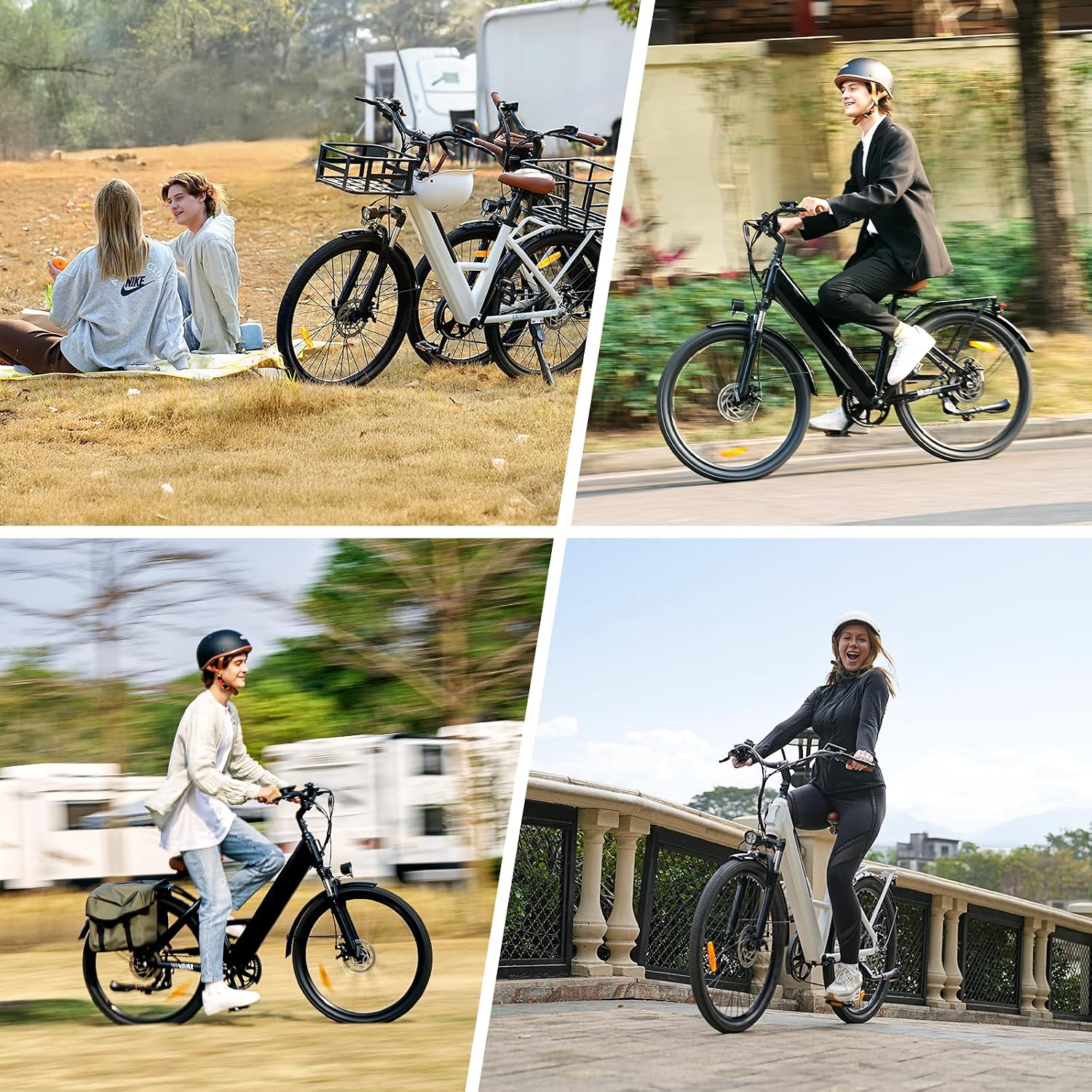 Finbike E Bike für Erwachsene, 7-Gang Elektrofahrräder mit Abnehmbar 7.8/10.4/12/13Ah Akku, 25 km/h,14/26 Zoll EBike für Herren Damen, Electric Bike mit Ablagen, Autolampen – Bild 9