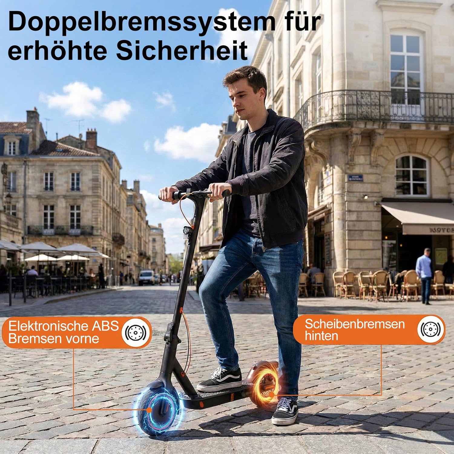 TODIMART E Scooter mit Straßenzulassung T-Serie, 30-35km Reichweite – Bild 5