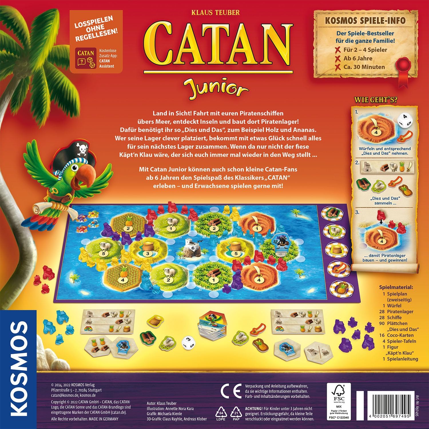 KOSMOS Catan Junior, Brettspiel für Kinder ab 6 Jahre – Bild 2