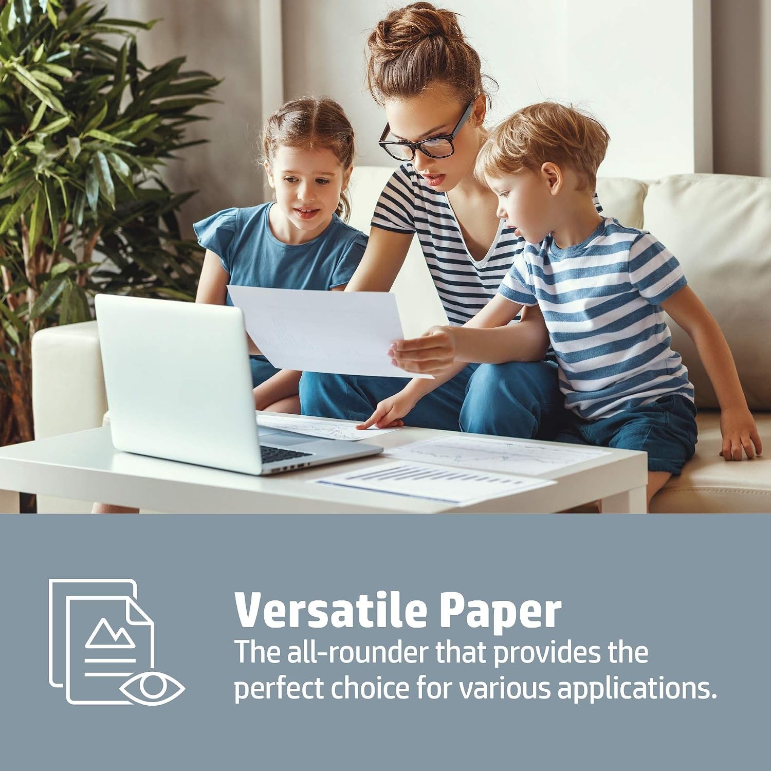 HP Home und Office, A4, Weiß, 5 Pakete mit 500 Blatt – Bild 4
