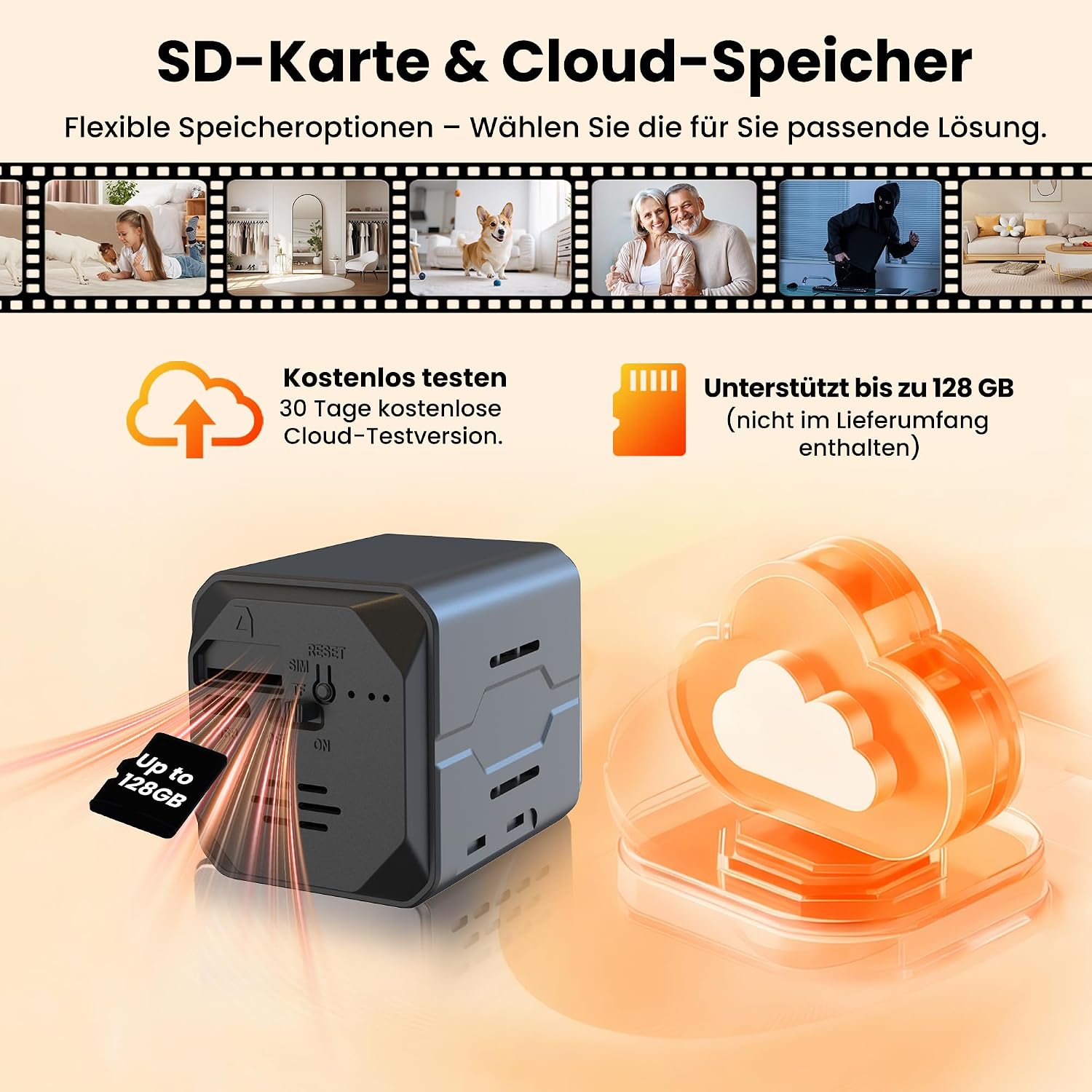 Erste 4K Mini Kamera Komplett neu Aufgewertet Überwachungskamera Innen Akku – Bild 6