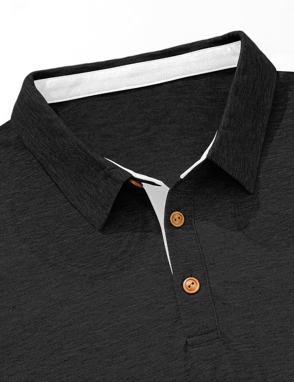 TARAINYA Herren Poloshirt Langarm Baumwolle mit Brusttasche M-4XL – Bild 6