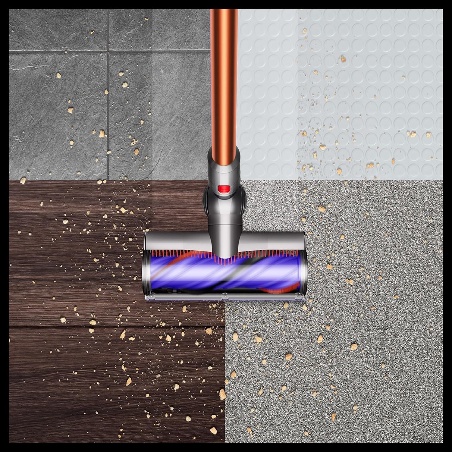 Dyson Cyclone V10 Kabelloser Staubsauger, Nickel und Kupfer, 150 Airwatt – Bild 5