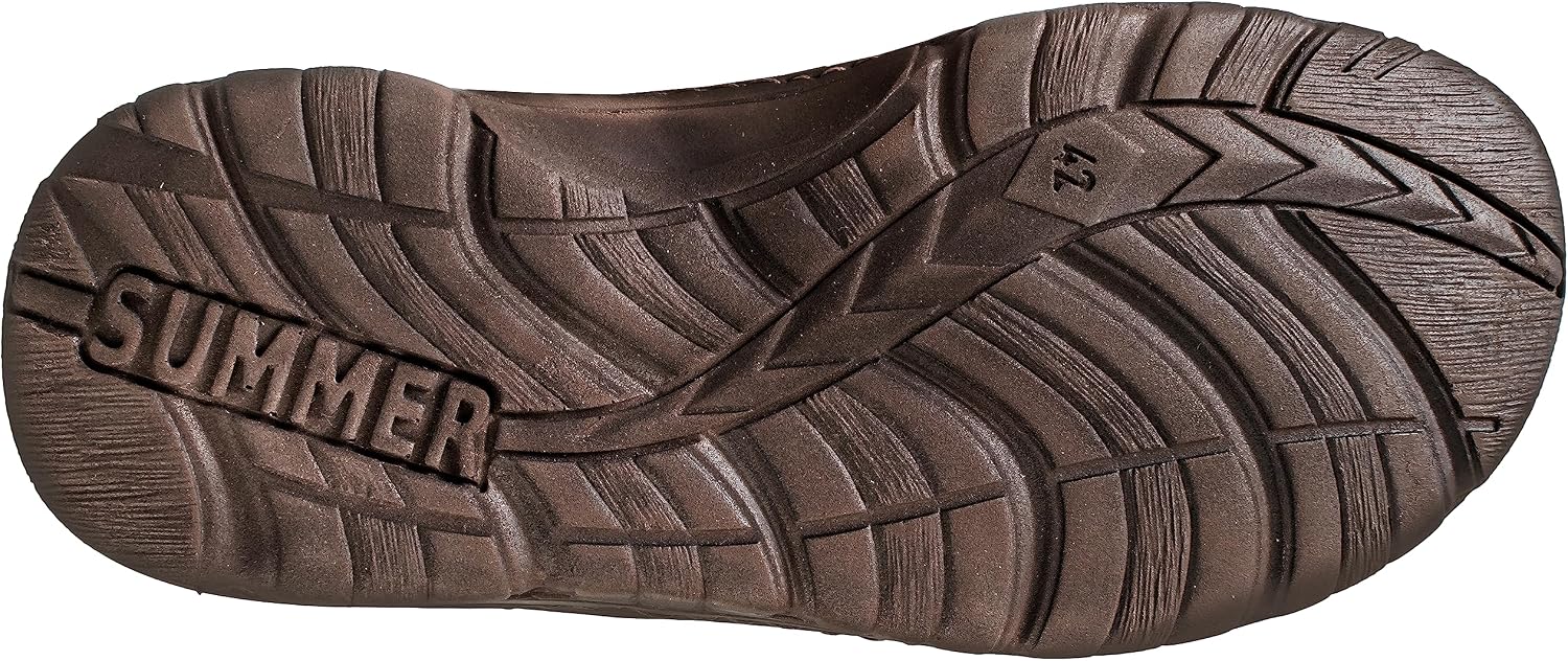 ESTRO Sandalen Herren Sommer Leder - Echtleder Sommerschuhe Herren Schlappen Männer mit Rutschfeste Gummisohle s1 – Bild 4