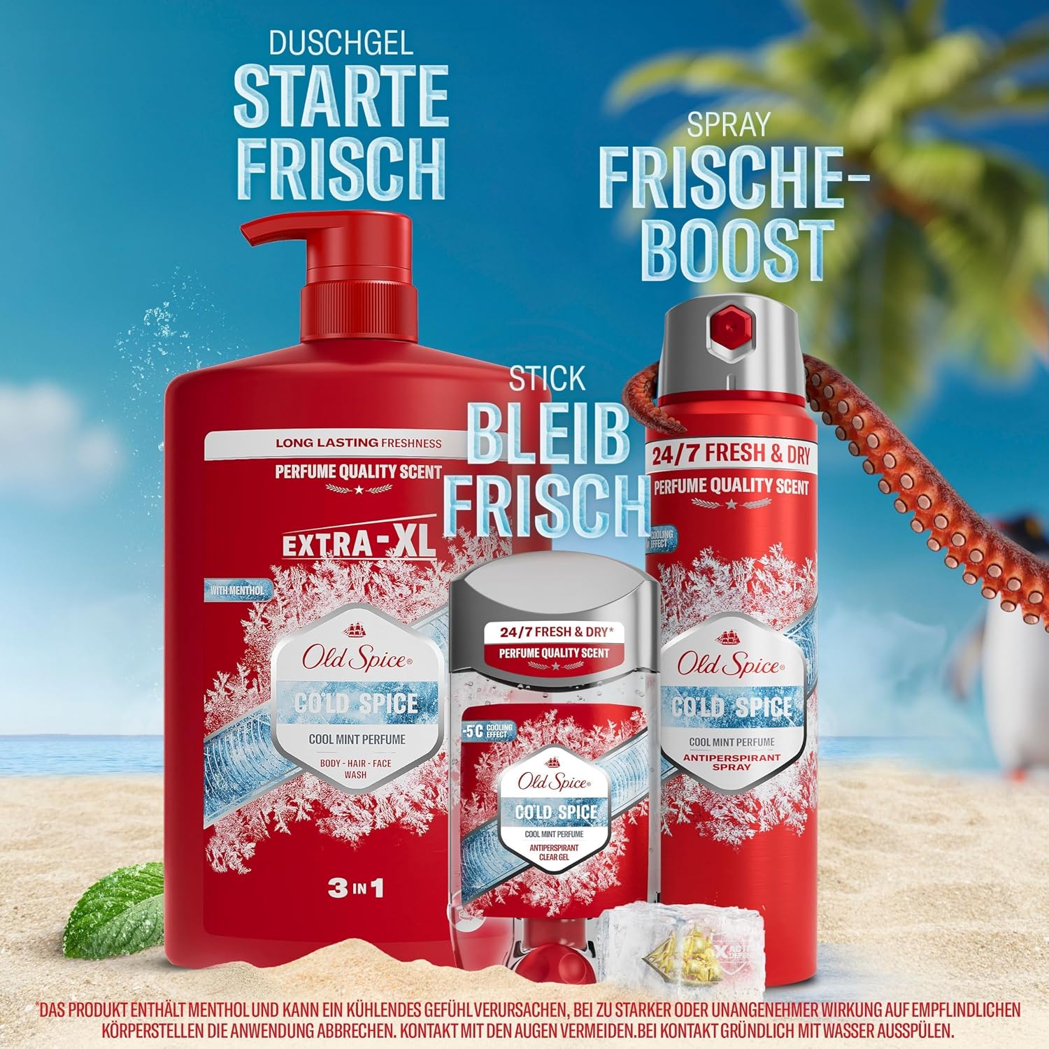 Old Spice Cold Spice Men’s Duschgel & Shampoo 1000ml – Bild 6