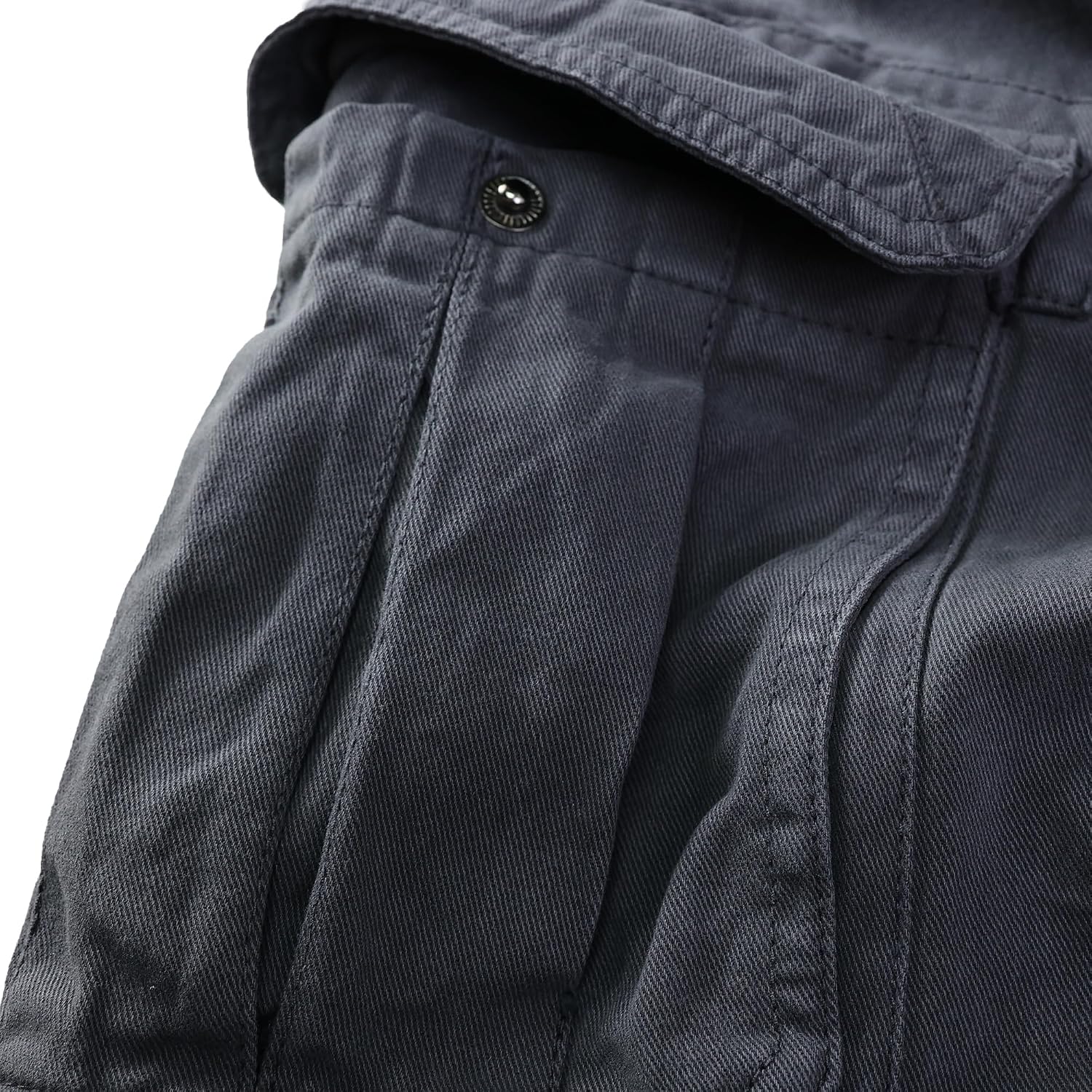 Vintage Herren Cargo Shorts Kurze Hosen inkl. Gürtel – Bild 4