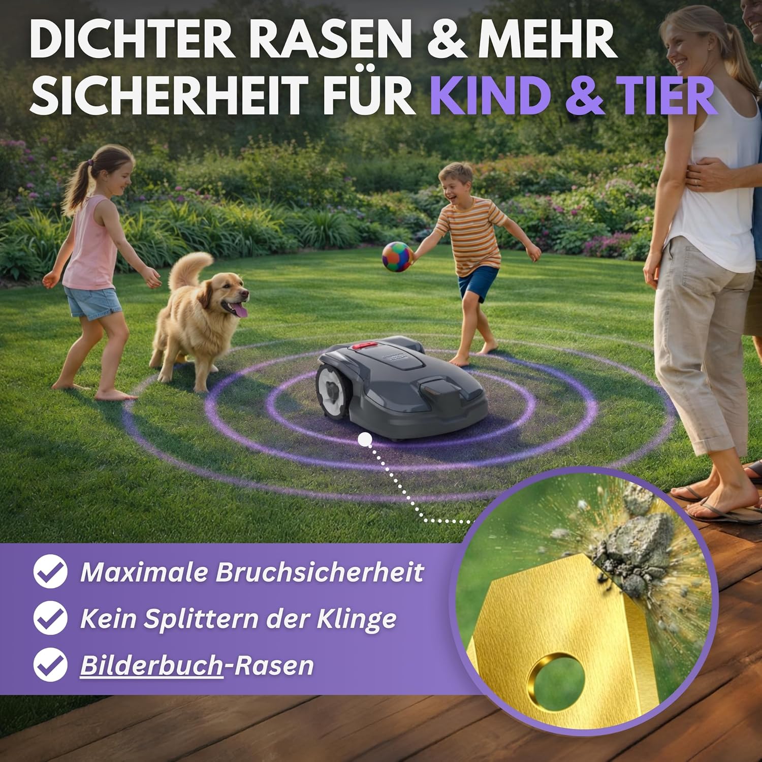 Filzada® 30x Mähroboter Messer kompatibel mit Husqvarna Automower, Gardena – Bild 5