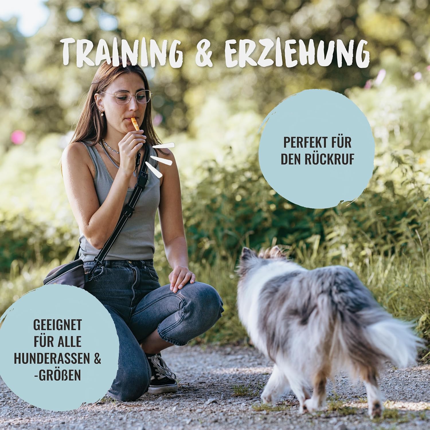 Rudelkönig Hundepfeife Rückruf - Professionelle Trainingspfeife mit genormter Frequenz und Pfeifenband - Pfeife Hund Rückruf – Bild 6