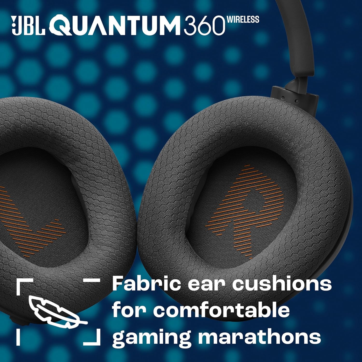 JBL Quantum 360 Kabellose Over-Ear Gaming-Kopfhörer, Schwarz – Bild 2