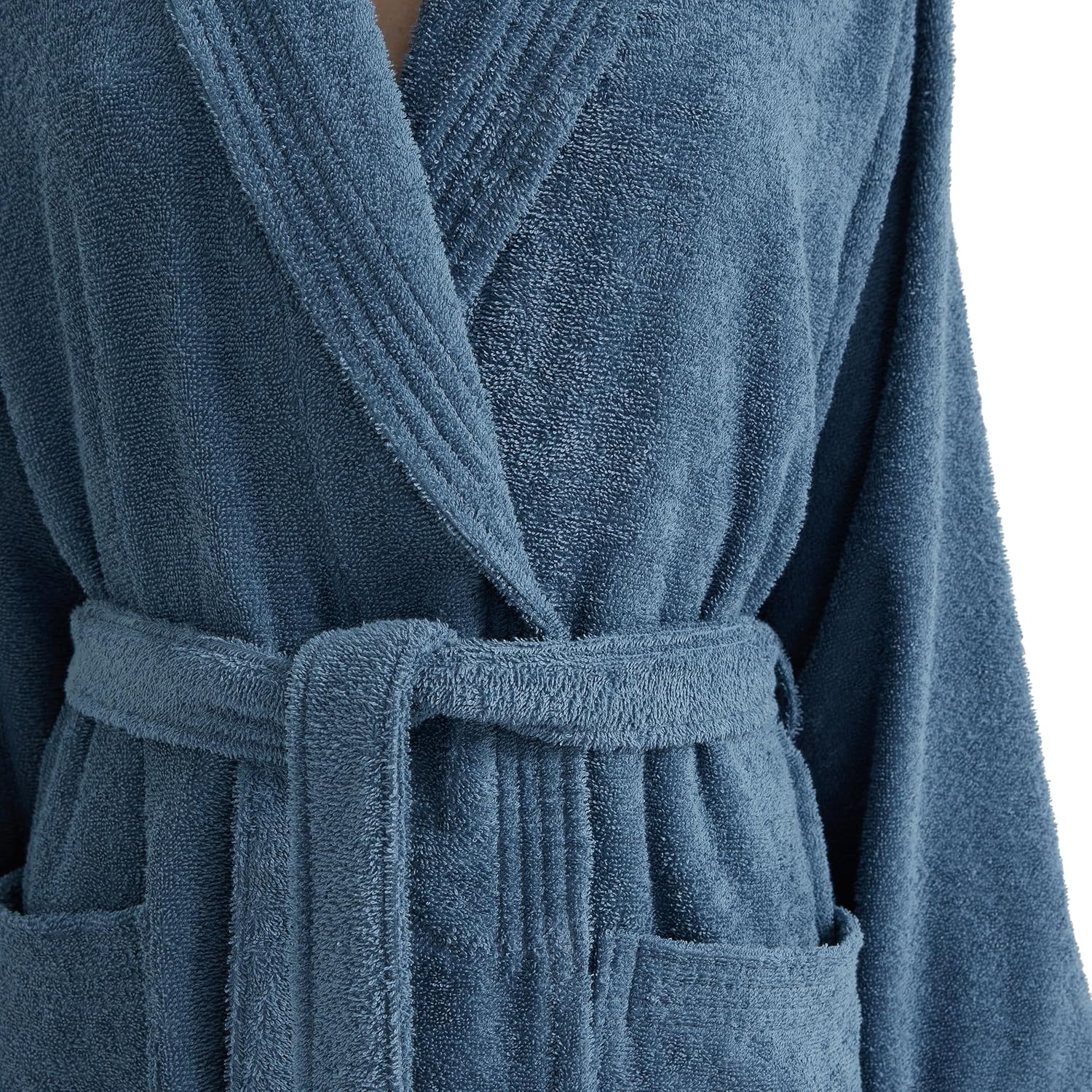 Möve Unisex Homewear Schalkragenmantel Basic Schalkragenmantel – Bild 3